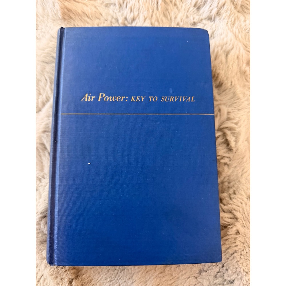 1950 Air Power Key to Survival by Alexander‎ de Seversky Vintage Hardcover Book